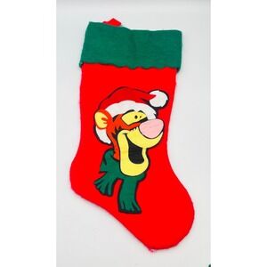 17" Vintage Tiger Christmas Stocking Pooh Series